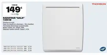 Brico Dépôt THOMSON Radiateur gala 1000w offre