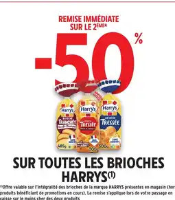 Intermarché Hyper HARRYS Sur toutes les brioches offre