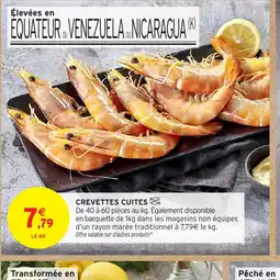 Intermarché Hyper Crevettes cuites offre