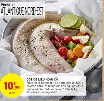 Intermarché Hyper Dos de lieu noir offre