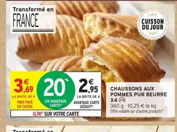 Intermarché Hyper Chaussons aux pommes pur beurre offre