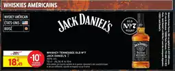 Intermarché Hyper JACK DANIEL'S Whiskey tennessee old n°7 offre