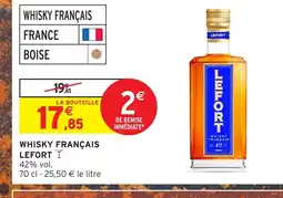 Intermarché Hyper LEFORT Whisky français offre