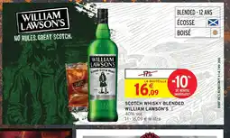 Intermarché Hyper WILLIAM LAWSON'S Scotch whisky blended offre