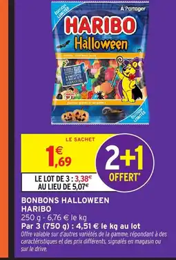 Intermarché Hyper HARIBO Bonbons halloween offre