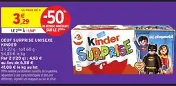 Intermarché Hyper KINDER Oeuf surprise unisexe offre
