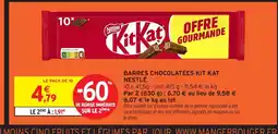 Intermarché Hyper KIT KAT NESTLÉ Barres chocolatées offre