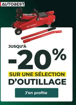 Feu Vert AUTOBEST Sur une sélection d'outillage offre