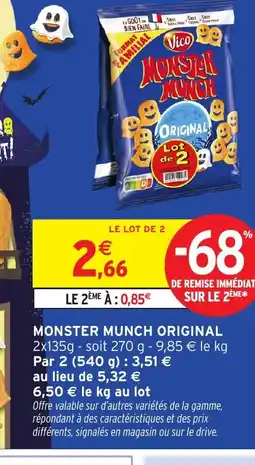 Intermarché Hyper MONSTER MUNCH original offre