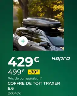 Feu Vert Coffre de toit traxer 6.6 offre