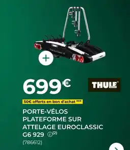 Feu Vert Porte-vélos plateforme sur attelage euroclassic offre
