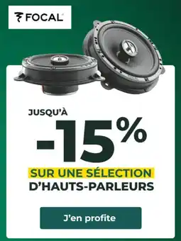 Feu Vert FOCAL Sur une sélection d'hauts-parleurs offre