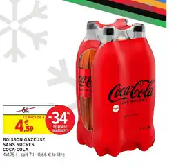 Intermarché Hyper COCA-COLA Boisson gazeuse sans sucres offre