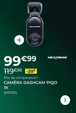 Feu Vert NEXTBASE Caméra dashcam piqo 1k offre