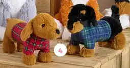 Auchan Peluche teckel offre