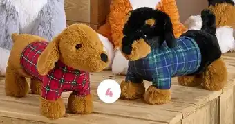 Auchan Peluche teckel offre