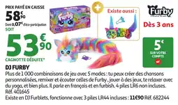 Auchan Dj furby offre