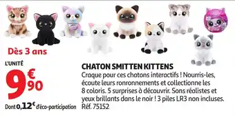 Auchan Chaton smitten kittens offre