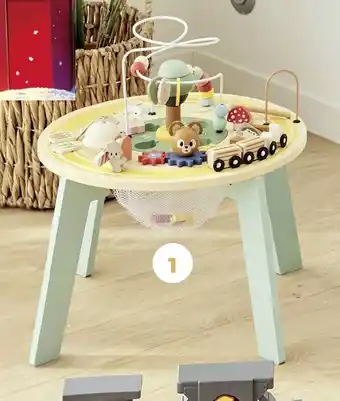 Auchan Table d'activites en bois offre