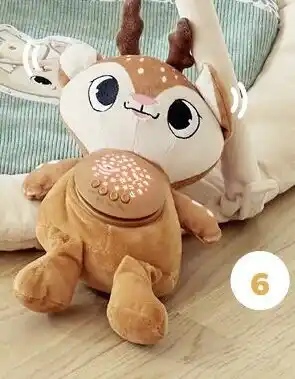 Auchan Projecteur nuit animaux foret offre