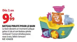 Auchan Bateau pirate pour le bain offre