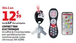 Auchan Coffret trio electronique offre