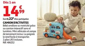 Auchan Camion d'activites offre