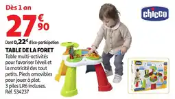 Auchan Table de la foret offre