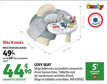 Auchan Cosy seat offre