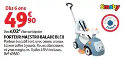 Auchan Porteur maestro balade bleu offre