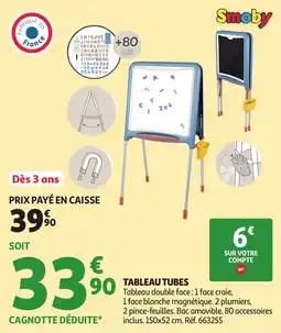 Auchan Tableau tubes offre