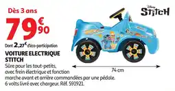 Auchan Voiture electrique stitch offre