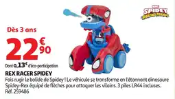 Auchan Rex racer spidey offre