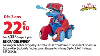 Auchan Rex racer spidey offre
