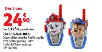 Auchan Talkies walkies offre