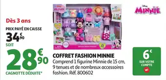 Auchan Coffret fashion minnie offre