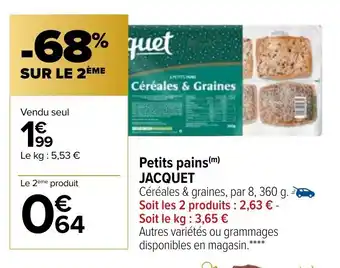 Carrefour Petits Pains offre