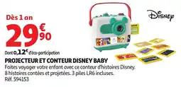 Auchan Projecteur et conteur disney baby offre