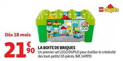 Auchan La boite de briques offre