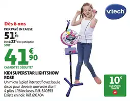 Auchan Kidi superstar lightshow rose offre