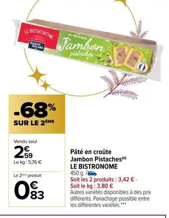 Carrefour Pâté en Croûte offre