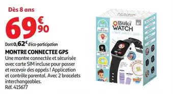 Auchan Montre connectée gps offre