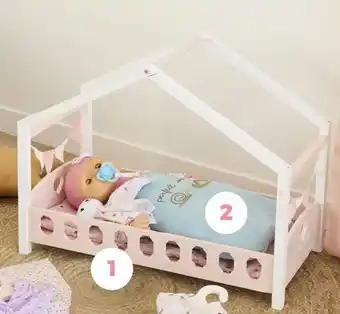 Auchan Lit cabane en bois offre