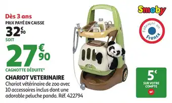 Auchan Chariot veterinaire offre