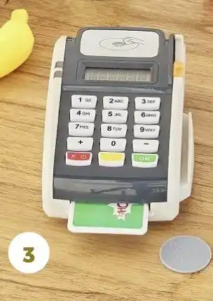 Auchan Mon terminal de paiement auchan 3 piles lr3 incluses offre