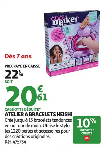 Auchan Atelier a bracelets heishi offre