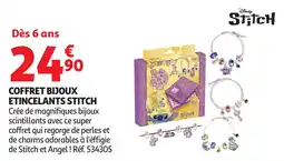Auchan Coffret bijoux etincelants stitch offre