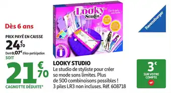 Auchan Looky studio offre