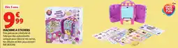 Auchan Machine a stickers offre