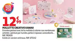 Auchan Mallette creative kawaii offre
